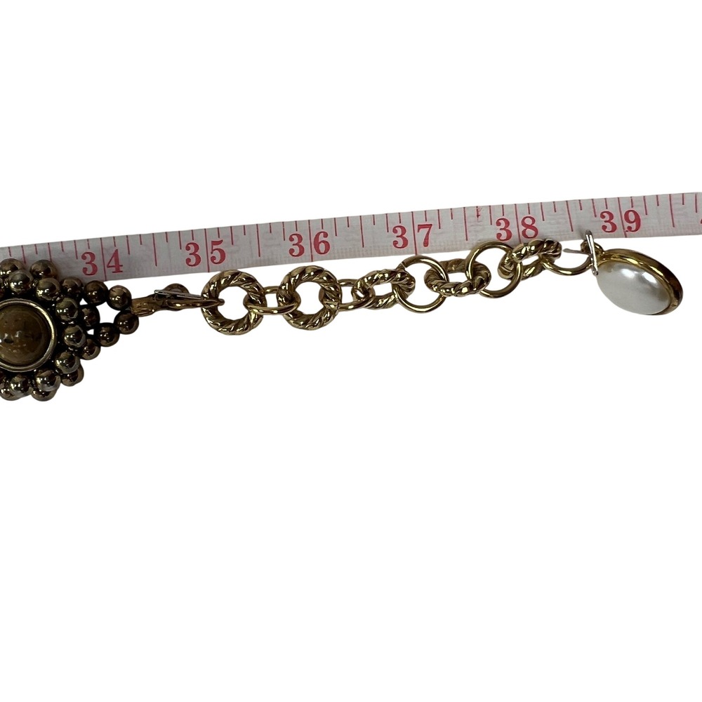 Vintage Express Gold Beaded Chain Belt 38in - Picture 7 of 9